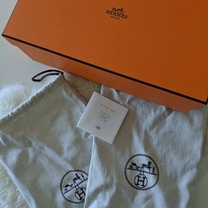 Authentic Hermes Dustbag and Shoebox